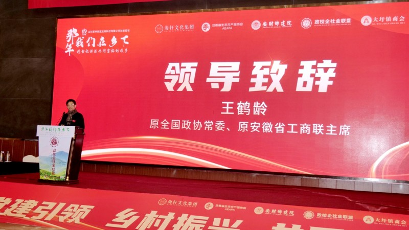 那年我們在鄉(xiāng)下-村支書講述共同富裕的故事在合肥舉行，軍神碳?xì)渖锟萍吉?dú)家冠名