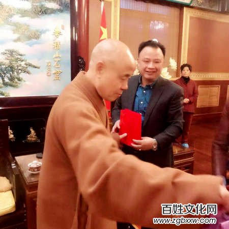 阮先鋒到廣濟(jì)寺拜訪中國佛教協(xié)會副會長釋演覺