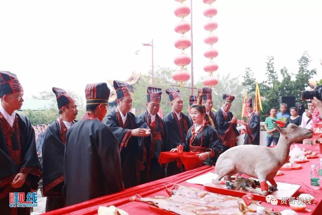 ?？诹质献谟H總會(huì)舉辦2019海南林氏宗親祭祀大典