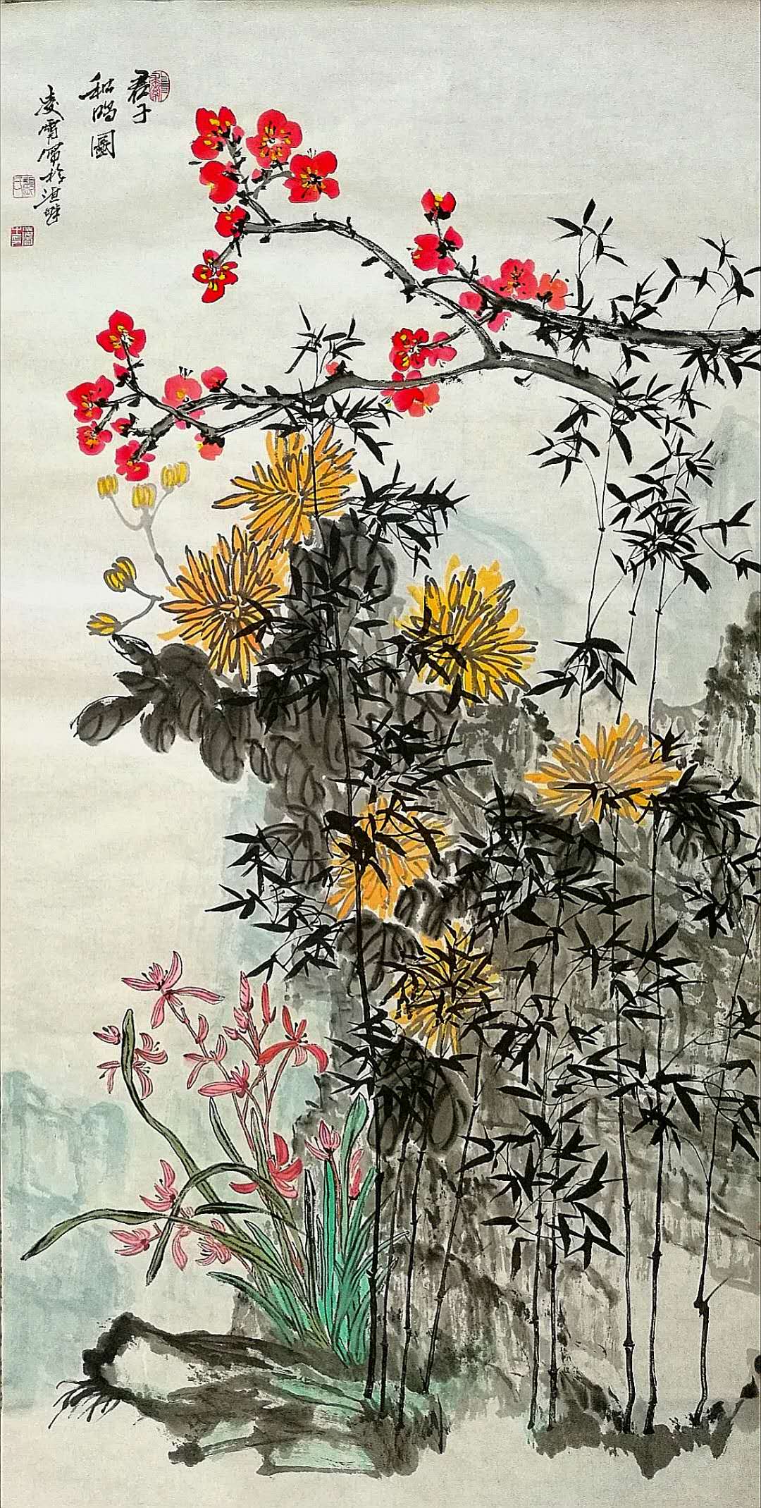 中國當(dāng)代實力派書畫名家張凌霄書畫藝術(shù)欣賞