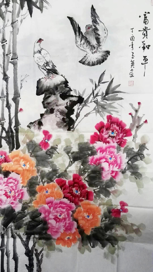 中國當(dāng)代實力派書畫名家喬玉英書畫藝術(shù)欣賞