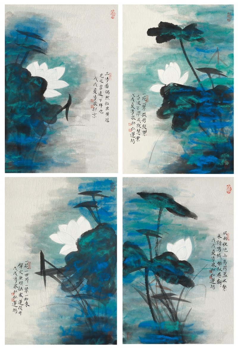 畫(huà)家林清泉與他的禪意荷花