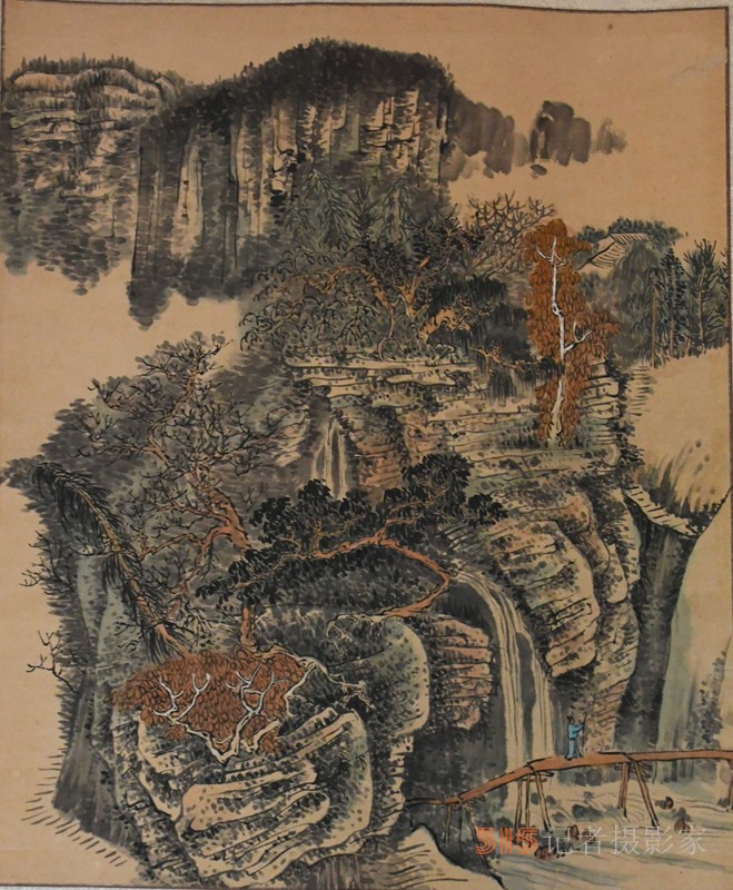 笑難（王建國(guó)）山水畫欣賞
