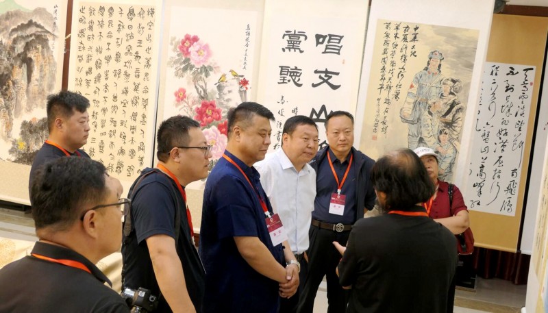 慶七一頌黨恩——書(shū)畫名家作品展暨西柏坡筆會(huì)舉行